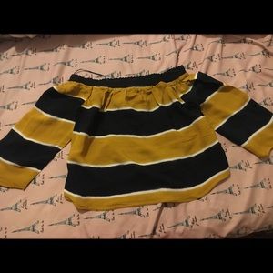 off shoulder top by zara
